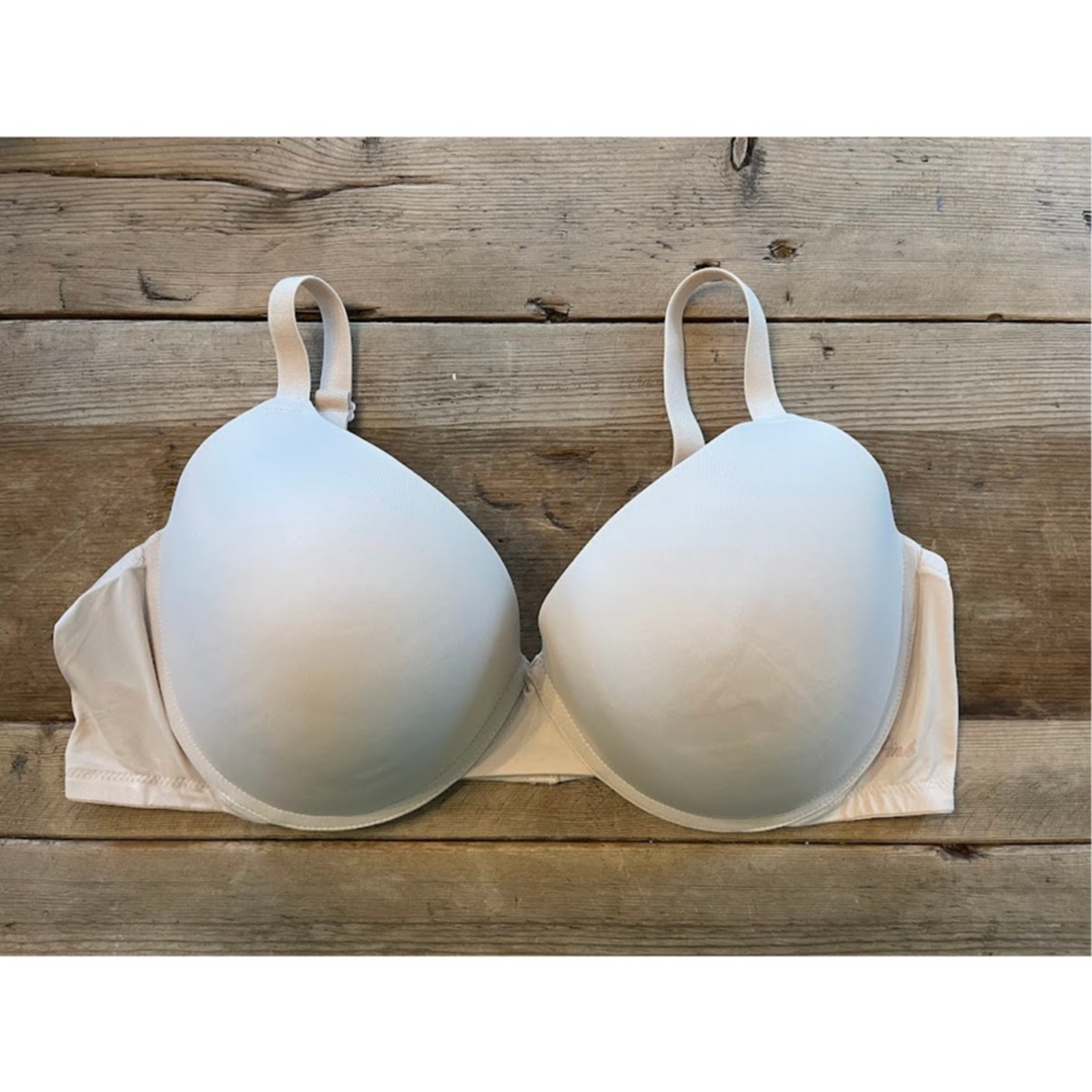 Victoria's Secret Pink Marzipan Script Logo 40ddd Wear Everywhere Push Up Bra